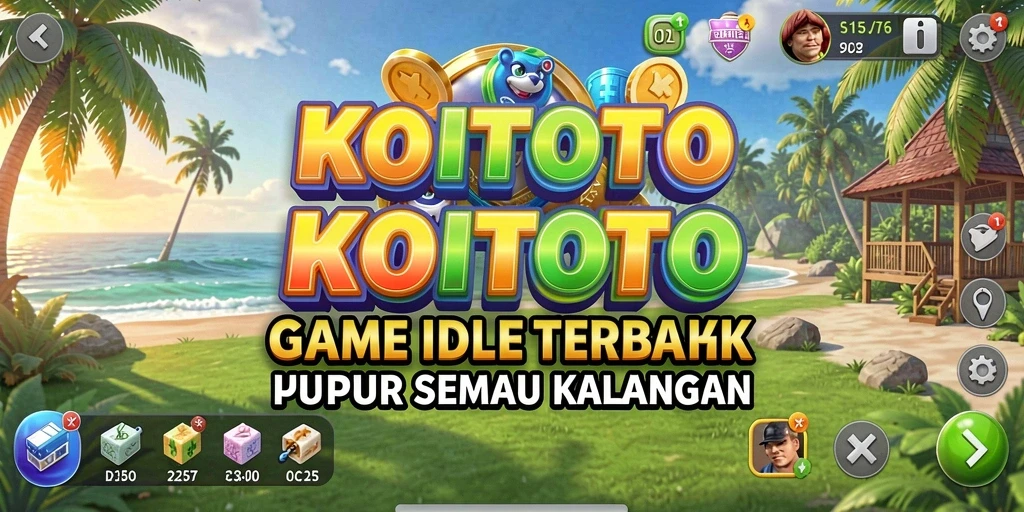 Tampilan gameplay KOITOTO yang menarik dan penuh warna.
