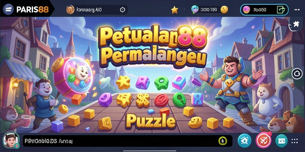 Gameplay menarik dari PARIS88 saat menyelesaikan teka-teki Puzzle.