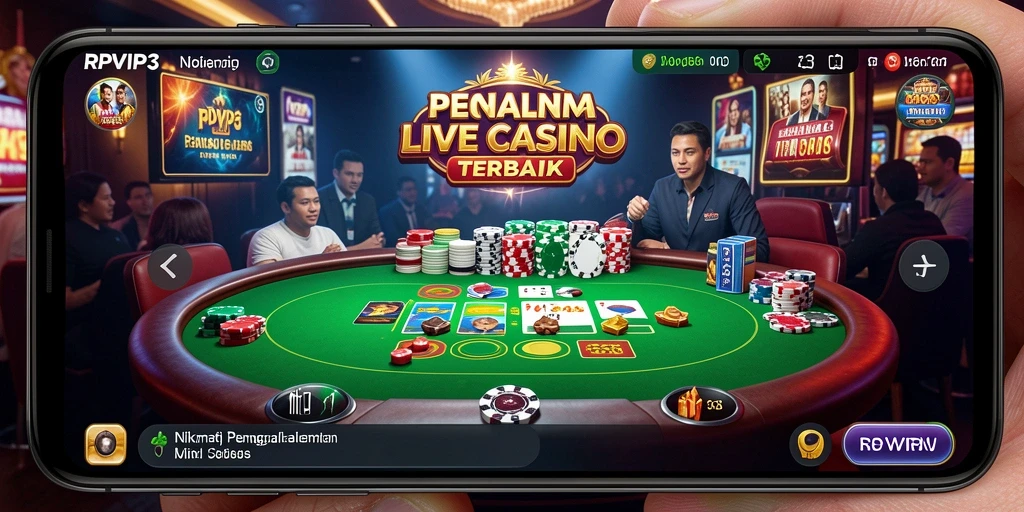 Tampilan menarik dari gameplay langsung di RPVIP3 yang memikat.