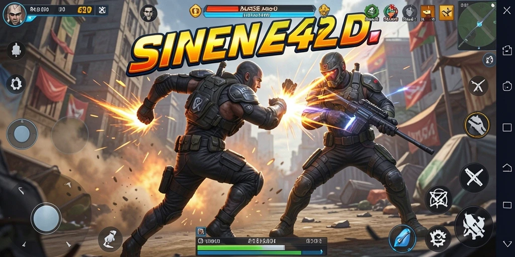 Gameplay mendebarkan dalam dunia aksi SINTE4D.