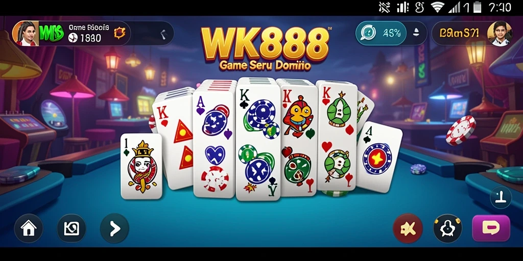 Tangkapan layar gameplay Domino yang seru dan menantang.